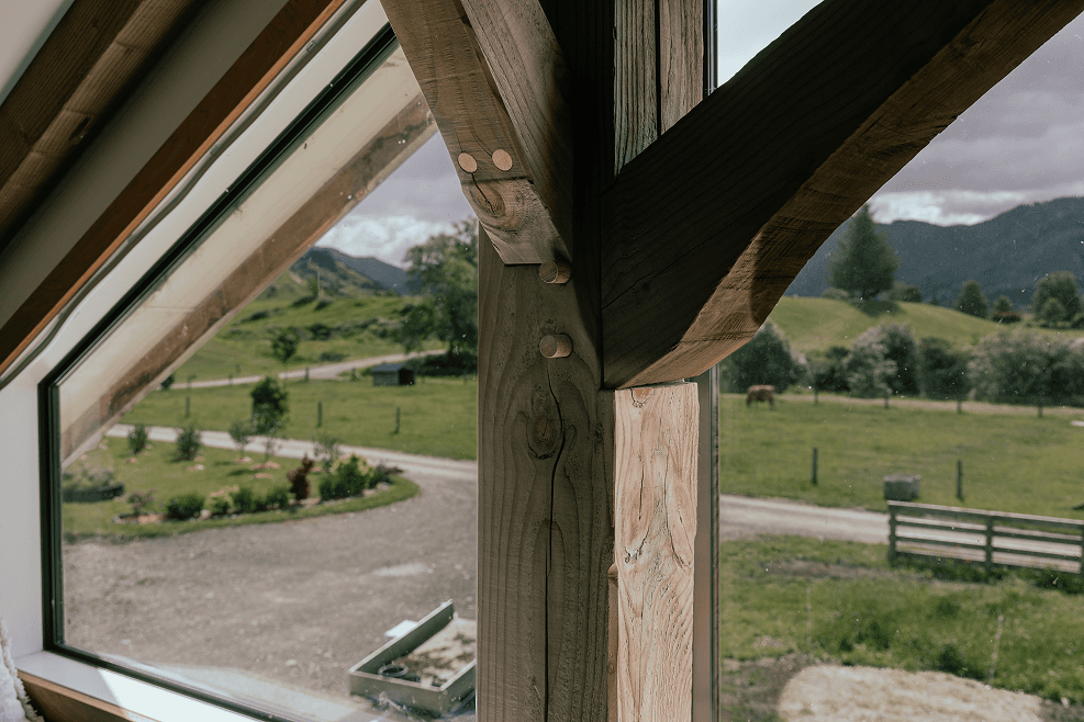 Post and beam barn home